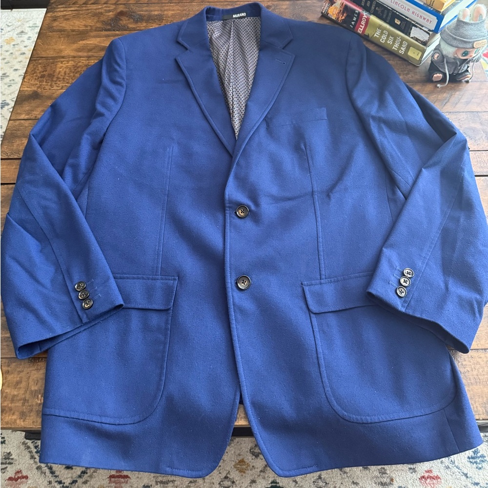 Sz XL Murano Royal Blue Men’s Blazer Professional Classic